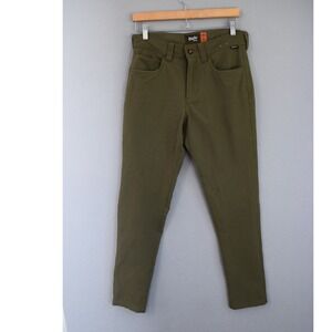 Howler Brothers Frontside Tech Pants Mens 30x32 Olive Green Outdoor Hiking FLAW